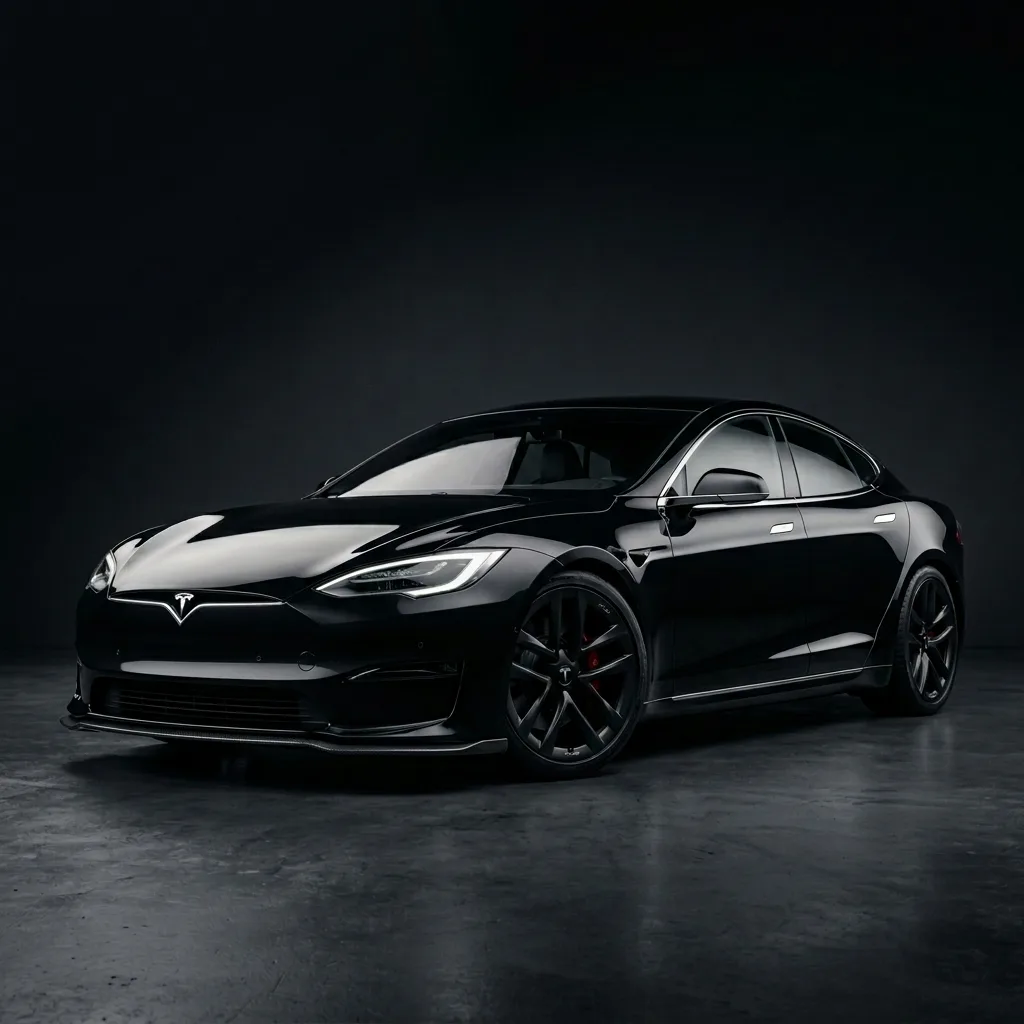 Tesla Model S — Front View
